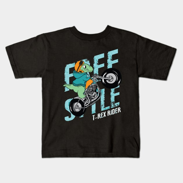 Rider Kids T-Shirt by SHAFT